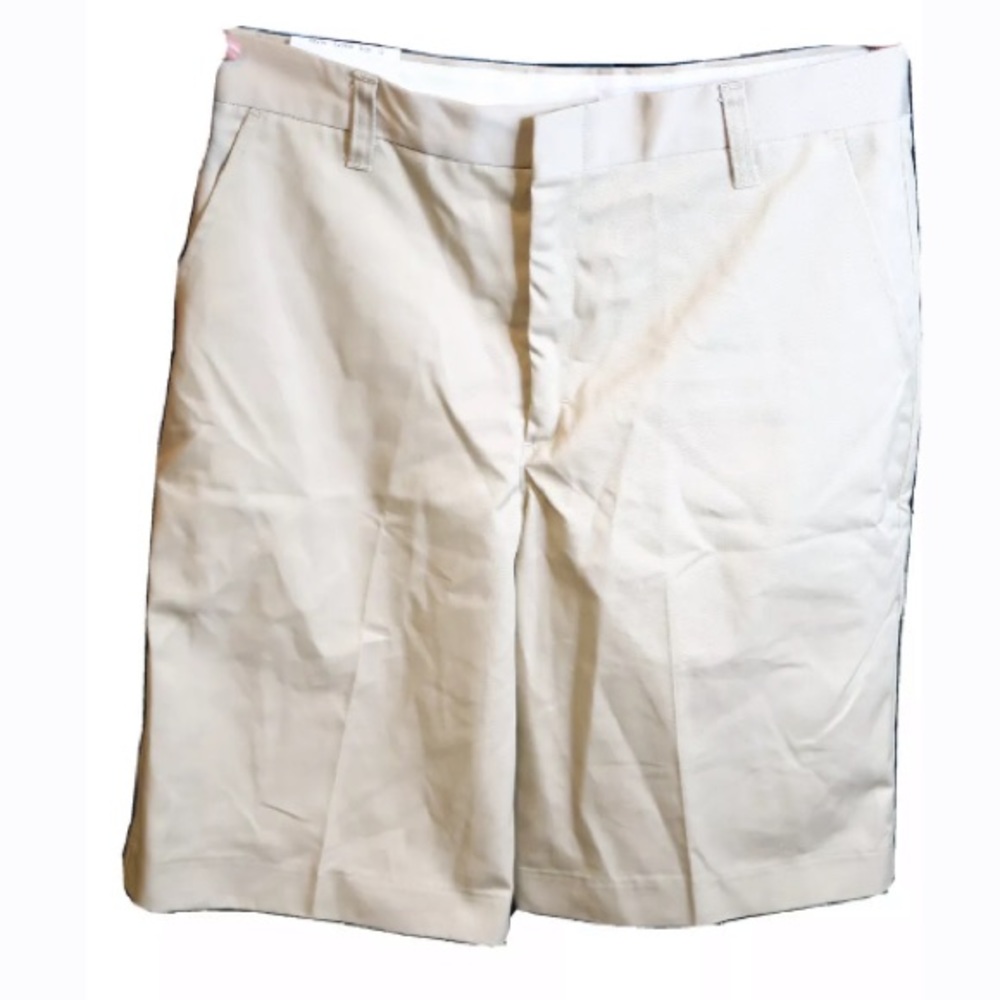 Boys Shorts Uniform Flat Front, Color KAK Waist